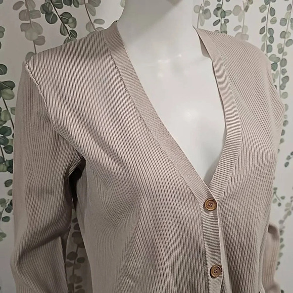 NWOT Capsule 121 Cunningham Ribbed Cardigan Sz XL - Picture 5 of 10